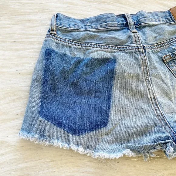 American Eagle Shadow Pocket Denim Cutoff Shorts - Picture 7 of 10